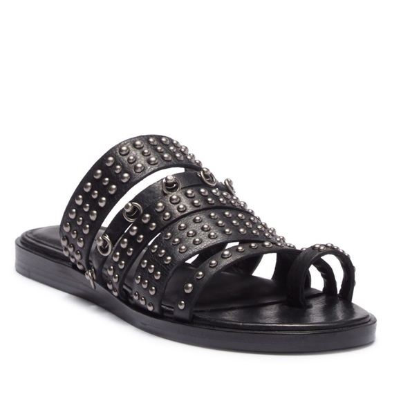 mercer edit Shoes - Mercer Edit Your Sorry slide leather sandal size 9